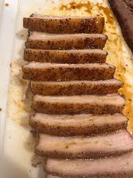 Pork Belly Brisket Style No binder Homemade rub and MC Hickory all purpose  Bear Mountain Gourmet Blend Pellets Spritzed 50/50 with warm water and  maple syrup once the bark was set 250