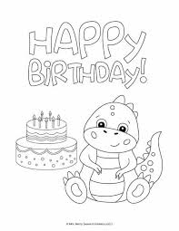 Find the best happy birthday coloring pages for kids & for adults, print 🖨️ and color ️ 119 happy birthday coloring pages ️ for free from our coloring book 📚. 20 Free Happy Birthday Coloring Pages For Kids Mrs Merry