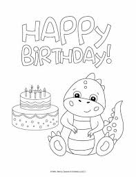 This page, birthday coloring pages, is one of the many coloring pages to print on this site, where you will also find many other if you want more printable coloring pages, click free coloring pages, where you will find all kinds coloring sheet with bambi and cake. 20 Free Happy Birthday Coloring Pages For Kids Mrs Merry