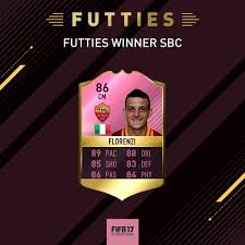 Futchances of florenzi futties card ? Fifa 21 News On Twitter Fifa 17 Futties Winner Sbc Florenzi 86 Is Now Live Https T Co Ey0q6wlmeh Futties Florenzi