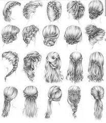 Choose Your Hairstyle How To Draw Braids Girl Hair Drawing Hair Sketch