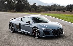 Download Wallpapers Audi R8 2019 Gray Sports Coupe New Gray Tuning R8 Racing Car German Sports Cars Audi Besthqwallpapers Com Audi Sports Car Audi R8 Wallpaper Audi R8 V10