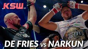 Bei seinem debüt hat er nur 2:22 minuten gebraucht, um seinen gegner auf die bretter zu schicken. Ksw 60 Preview Narkun Tries To Be Two Division Champ In Rematch With De Fries Bloody Elbow