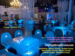 Ice Like Light Up Glow Tables Are Superior To All Others In 2020 Glow Table Led Furniture Chandelier Centerpiece