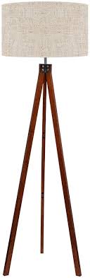 Nautical designer wooden floor lamp stand tripod teak wood decorative lamp stand. Amazon Com Lepower Wood Tripod Floor Lamp Mid Century Standing Lamp Modern Design Studying Light For Living Room Bedroom Study Room And Office Flaxen Lamp Shade With E26 Lamp Base Home Kitchen
