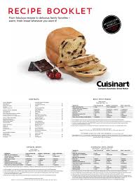 Let cuisinart do it for you! Manual De La Panificadora Cuisinart Cbk 110 Libro De Recetas Ingles Pdf Breads Dough