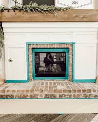 Limewash brick fireplace with romabio avorio white. Limewash Fireplace With Romabio Paints Ourfauxfarmhouse Com