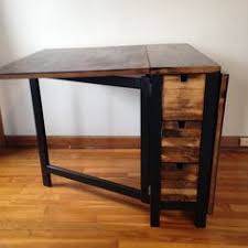Ikea Norden Gateleg Table With Dark Walnut Stain Craft Table Norden Gateleg Table Ikea Norden Table