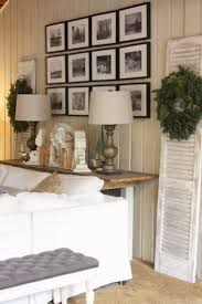 Console Behind The Sofa Against The Wall Decorating Google Search Sofa Table Decor Farmhouse Sofa Table Table Behind Couch