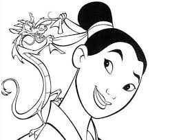 Princesas Disney Para Colorear Mulan