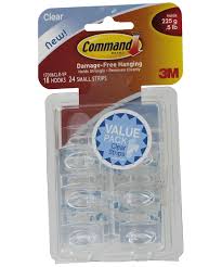 To avoid structural or aesthetic problems associated with temperature fluctuation, take the following steps: Clear Mini Command Hooks 18 Count City Mill