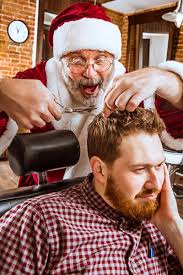 Imágenes de Papai noel barber libres de derechos
