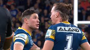 Maybe you would like to learn more about one of these? Nrl 2021 Parrmatta Eels V Wests Tigers Clint Gutherson Mitchell Moses F K Off Gutho Video
