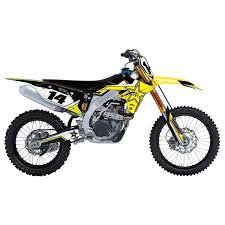 Factory Effex Complete Rockstar Graphics Kit Suzuki Rmz 250 Rmz 450 2018 2021 Revzilla