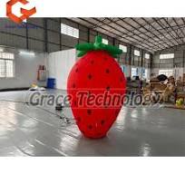Giant Inflatable Strawberry Model, Decoration Inflatable Fruit for Festival