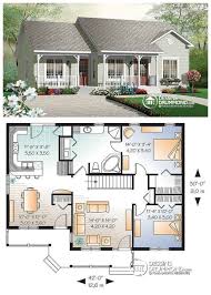 Bungalow Champetre Tres Economique Avec Fenestration Bien Repartie Http Www Dessinsdrummond Com Detai Sims House Plans Small House Blueprints House Plans