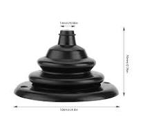 Soufflet pour Câble, 104 x 70 mm Soufflet de Protection Marine, Soufflet  Passe Câble en Caoutchouc, Gaine de Câble de Changement de Direction Marine  ...