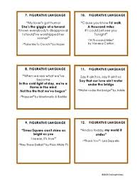 Growth through the middle years 5 months ago. Figurative Language Song Lyrics Worksheets Teachers Pay Teachers
