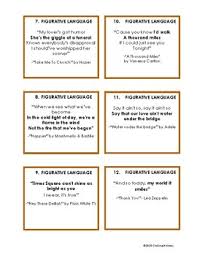 There are a whole host of them, which in encouraging your children to learn what figurative language is and how to use them in their writing, you can pore over song lyrics (and of course listen. Figurative Language In Song Lyrics Worksheets Tpt