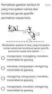 Pengertian permainan bola voli adalah suatu cabang olah raga yang dimainkan oleh dua group yang saling berlawanan sejarah bola voli di indonesia. Perhatikan Gambar Berikut Ini Yang Merupakan Variasi Dan Kombinasi Gerak Spesifik Permainan Sepak Brainly Co Id