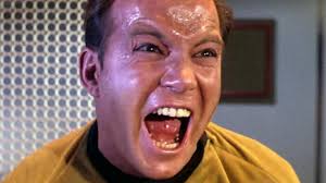 Image result for captain kirk throws finger