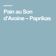 Epingle Sur Avoine