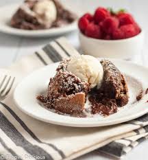 Flourless Molten Chocolate Lava Cake Gluten Free