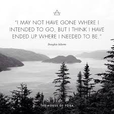 I May Not Have Gone Where I Intended To Go But I Think I Have Ended Up Where I Needed To Be Douglas Adams Quote Thehouse Douglas Adams Has Gone