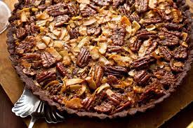 Chocolate Coconut Pecan Tart Recipe Recipe Pecan Recipes Tart Recipes Coconut Pecan