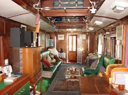 Trix Pienaar S South African Actress Recycled Train Coach House The Interior Of The Coach Is All Burmese Teak With Original Teak Chairs Upcycle Design Home