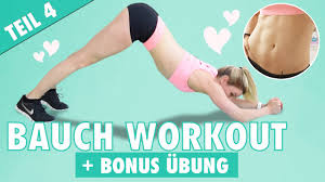 Die beine sollten nicht völlig ausgestreckt sein, um die gelenke nicht unnötig zu belasten. Bauch Workout Fur Straffen Bauch In 15 Min Bonus Ubung Fur Untere Bauchmuskeln Challenge No 4 Youtube