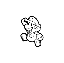 Free Free Black And White Mario Svg