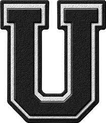 The complete bundle will include all the letters of the alphabet in both upper and lower case as well as 8 different pictures in full colour and black and white . Presentation Alphabets Black Varsity Letter U Varsity Letter Letter U Lettering