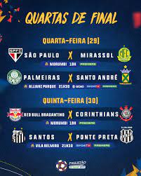 O alvinegro encerrou a participação na. Paulistao Ja Tem Datas E Horarios Dos Jogos Das Quartas De Final Diplomatas News