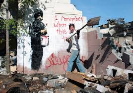 He is famous for his stenciled graffiti works, which appear in public. Detroit Gallery Looking To Sell Banksy Artwork Time