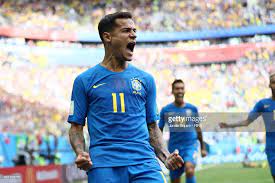 Philippe Coutinho Of Brazil Celebrates Scoring The Opening Goal Fifa Fifa World Cup World Cup