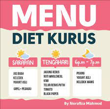 Siapa yang struggle dengan proses nak turun berat? Cara Nak Kuruskan Diri Cantikkan Kulit Dengan Menu Diet