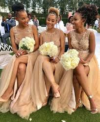 Wedding hair accessories are key. Bridal Hair Slay Bride And Her Bridesmaids Take Bridal Hair To Another Level With Kinks Wedding Digest Naija