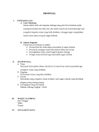 Text of proposal kegiatan olahraga. Contoh Proposal