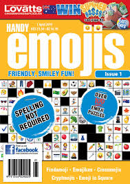 Maybe you would like to learn more about one of these? New Handy Emojis Magazine Lovatts Crossword Puzzles Games Trivia