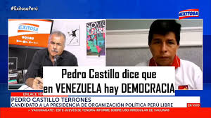 Последние твиты от pedro castillo (@chefpcastillo). Pedro Castillo Dice Que En Venezuela Hay Democracia Youtube