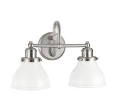 The luna bathroom light fixture features a row of classic bell shaped glass shades that illuminates your bathroom vanity, creating a versatile centerpiece that coordinates with a variety of. Capital Lighting 8302bn 128 Baxter 2 Light Build Com