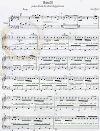 Easy Pdf Piano Sheet Music Juice Wrld Bandit In 2020 Sheet Music Piano Sheet Easy Piano