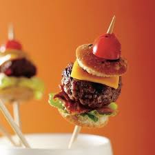 100 Things You Can Serve On A Stick Food Appetizer Bites Mini Burgers