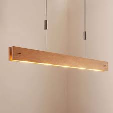 houten led hanglamp karinja met dimmer natuur hanglamp houten lamp doe het zelf lamp