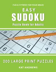 Rd.com knowledge brain games in the mood to challenge your brain?. Easy Sudoku Puzzle Book For Adults 200 Large Print Puzzles