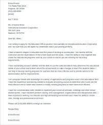 See medical cover letter samples and guides for rn, doctor, medical assistant, medical scribe, pharmacy technician, and 6 other common healthcare why does your medical cover letter matter so much? Free 6 Sample Education Cover Letter Templates In Ms Word Pdf