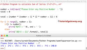 Because slash is both signs for fraction line and division, we recommended use colon (:) as the operator of. Python Program To Calculate Sum Of Series 1 2 3 N