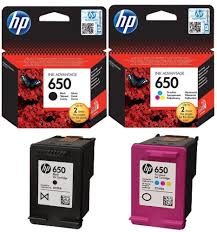 Hp 650 Black And Color Original Deskjet Cartridge Cz101ae Hp4645 3545 1515 2645 Hp