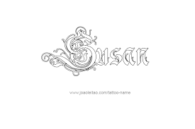 اسم تصميم الوشم سوزان Name Tattoos Name Tattoo Tattoo Designs